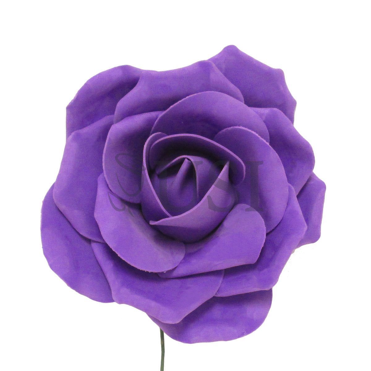 Giant Foam Rose, 12in, Purple (4 size options)