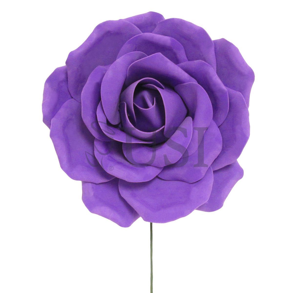 Giant Foam Rose, 16in, Purple (4 size options)