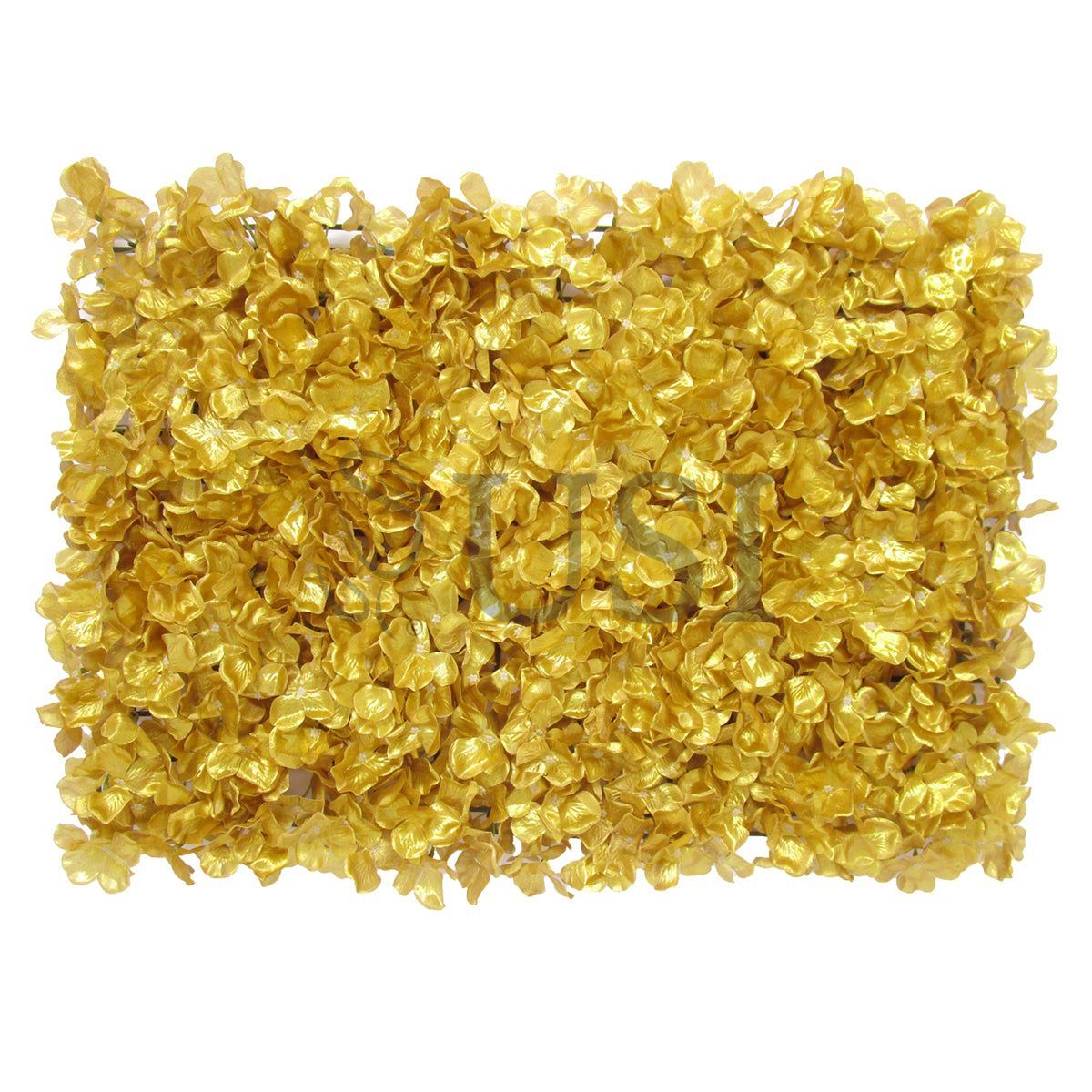 Hydrangea Golden Flower Mat, 16x24in, Gold