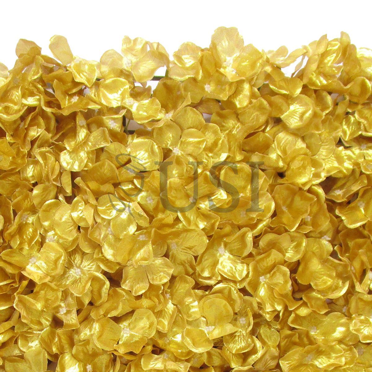 Hydrangea Golden Flower Mat, 16x24in, Gold