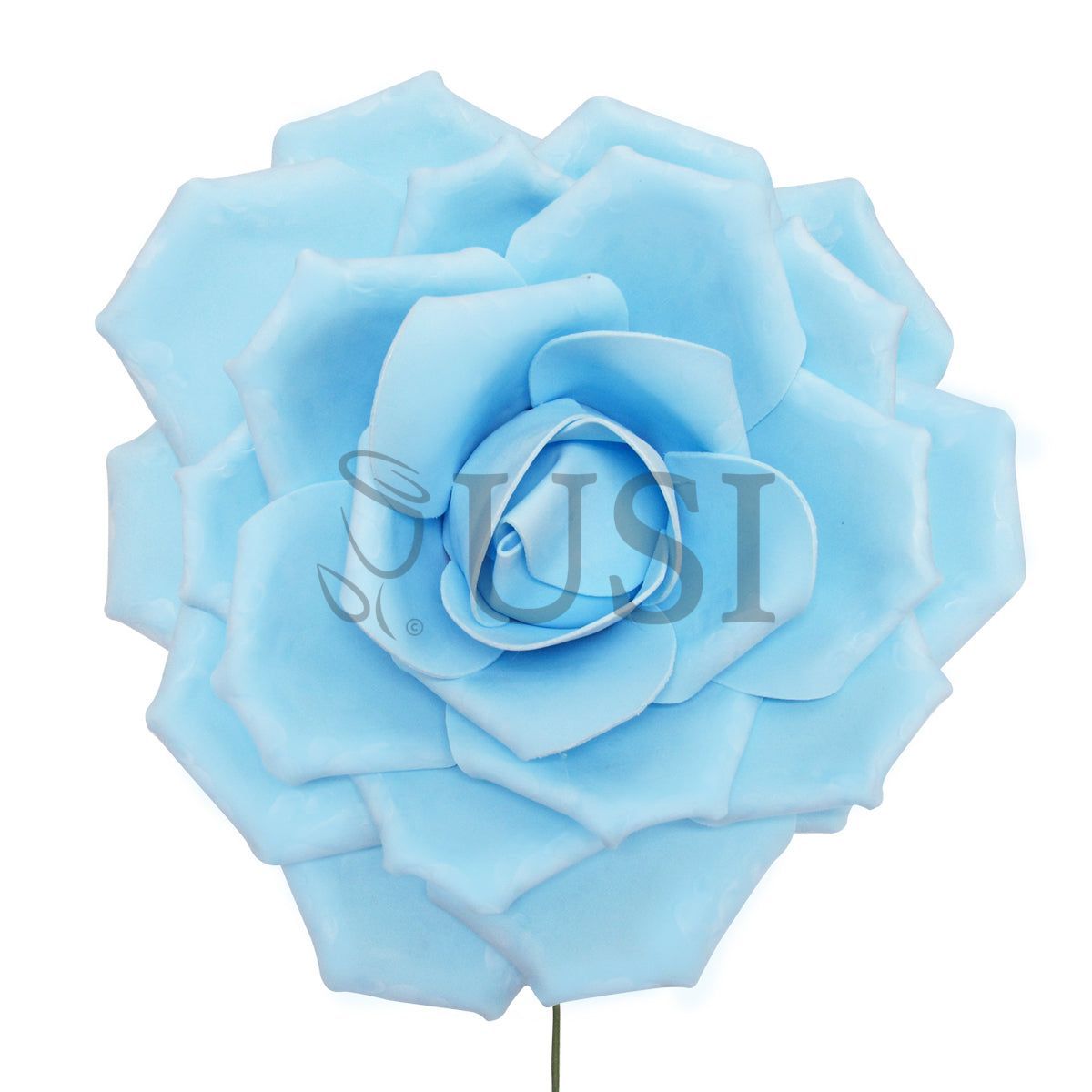 Giant Foam Rose, 24in, Light Blue (5 size options)..