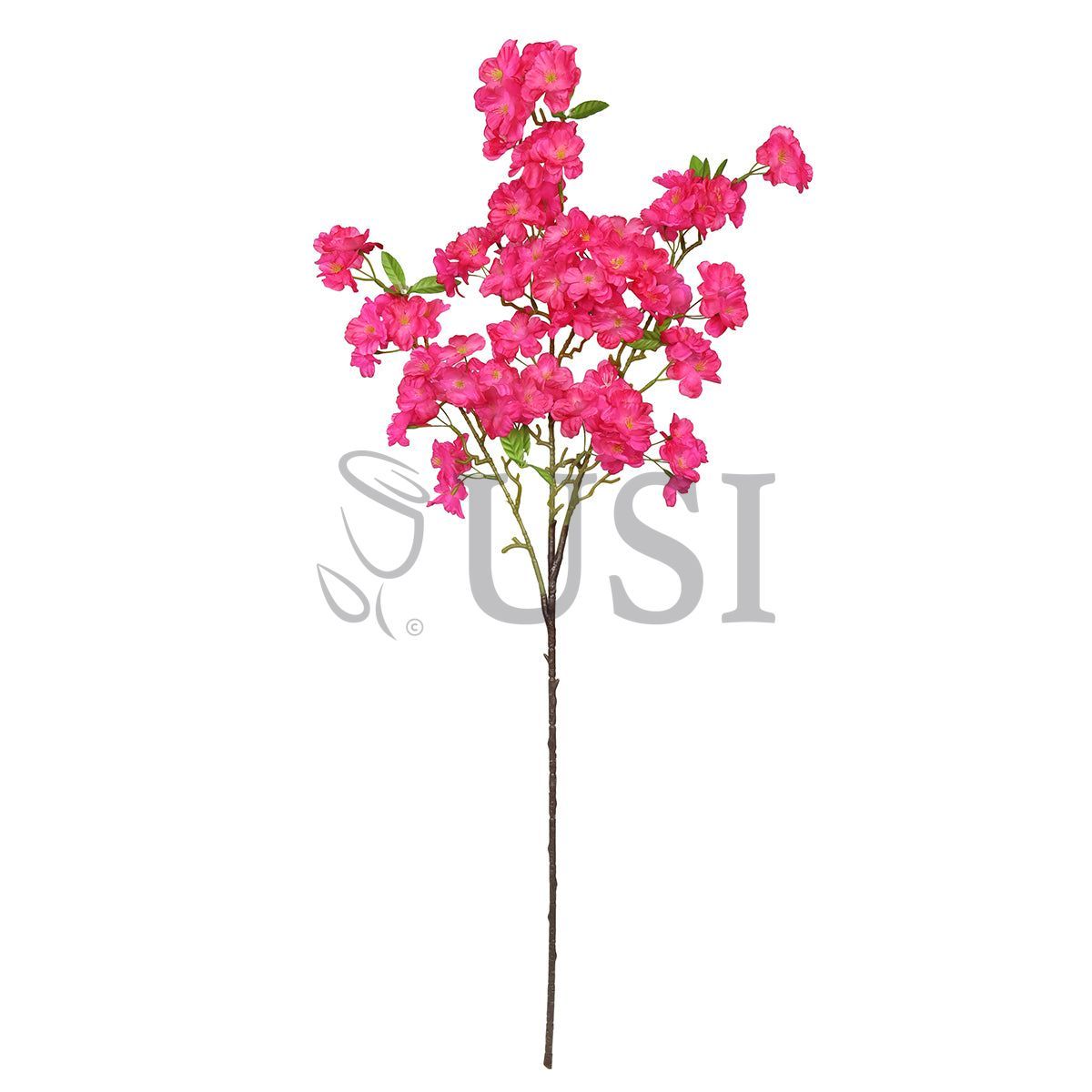 Spring Cherry Blossom Flower Spray, 40in, Magenta