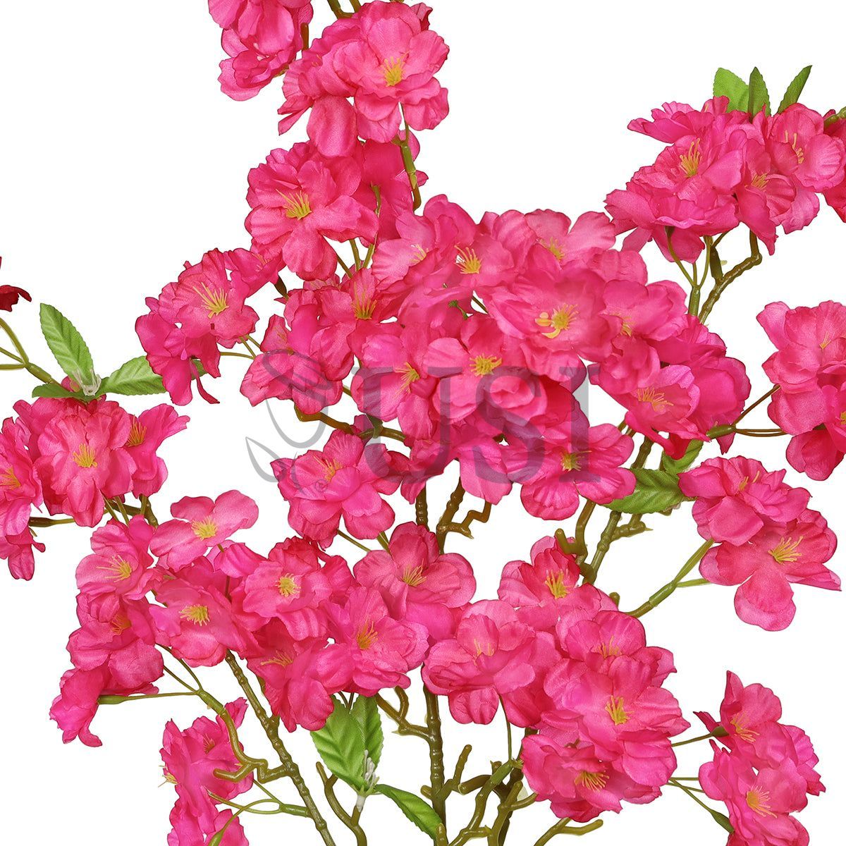 Spring Cherry Blossom Flower Spray, 40in, Magenta
