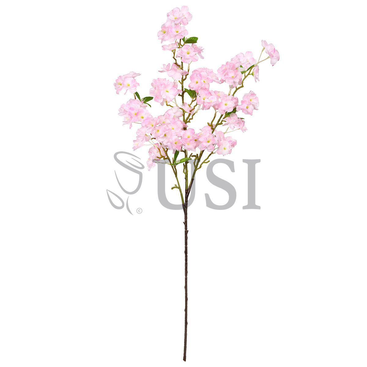 Spring Cherry Blossom Flower Spray, 40in, Pink