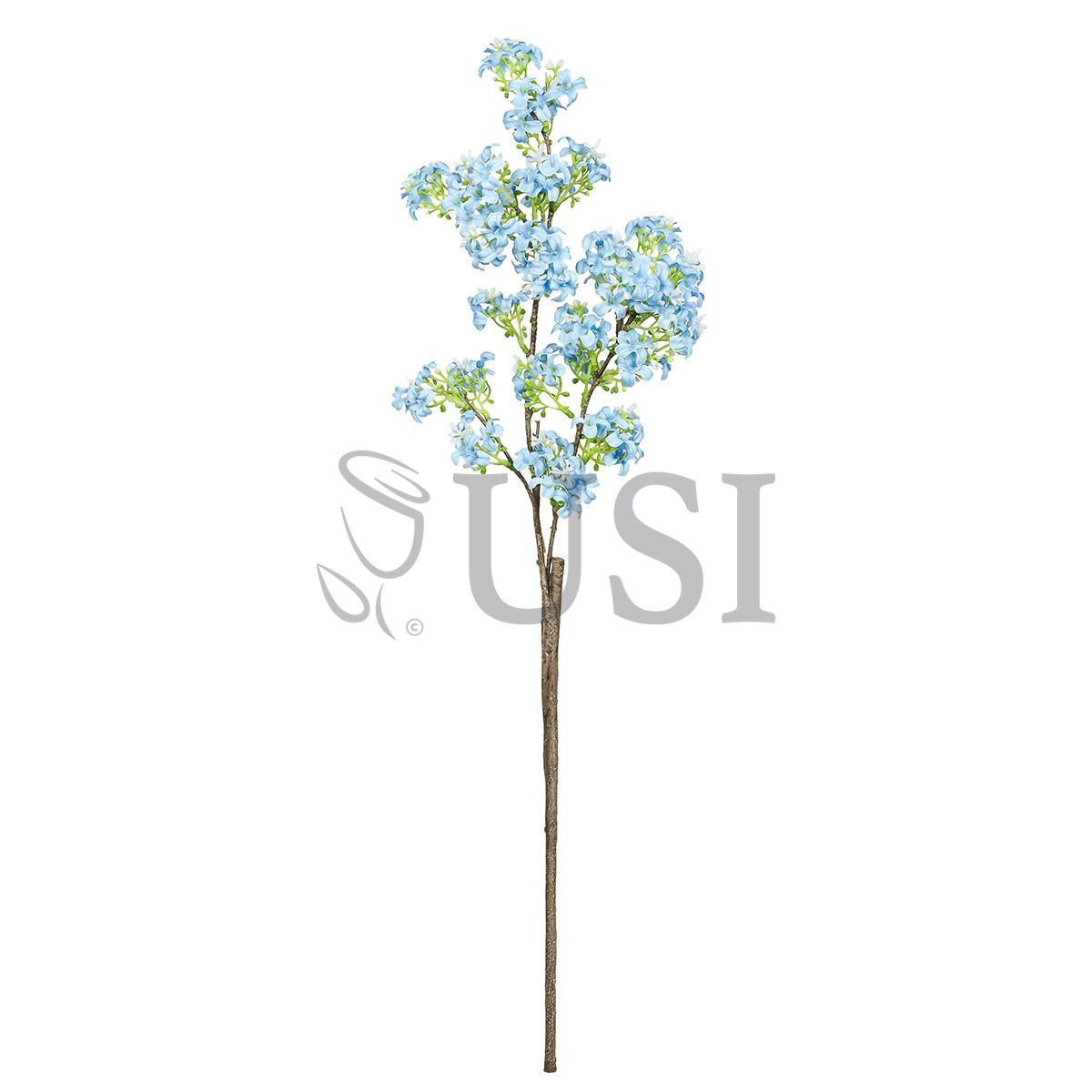 Lilac Flower Spray, 27in, Blue