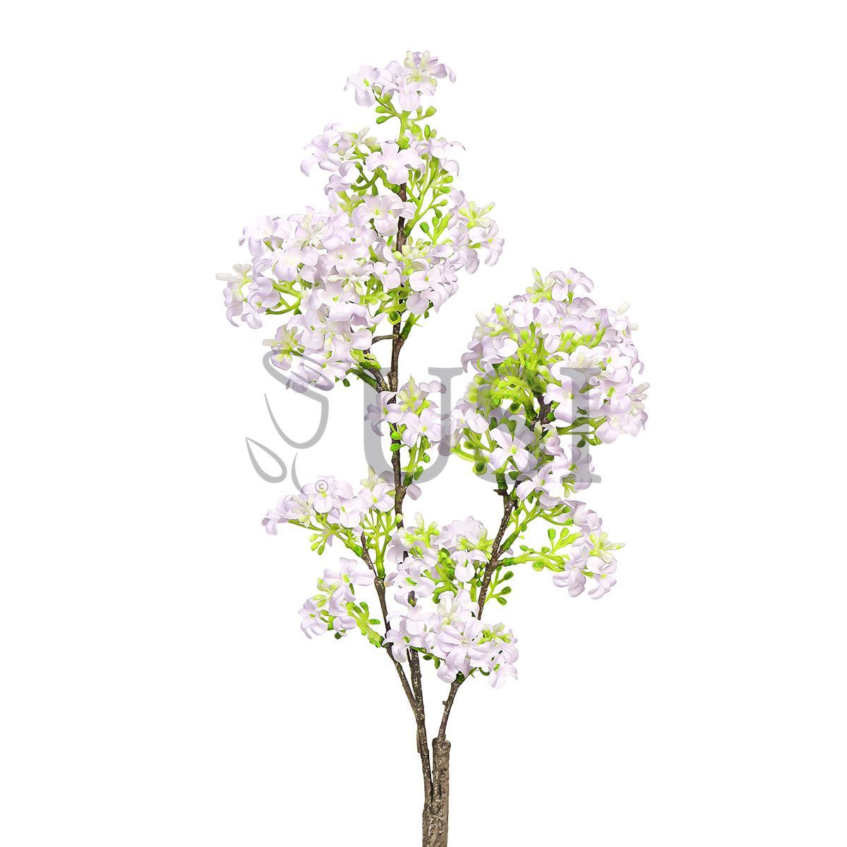 Lilac Flower Spray, 27in, Light Lilac
