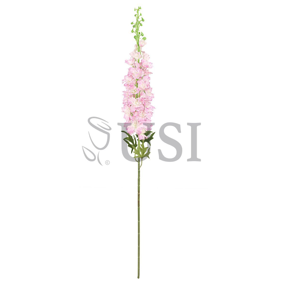 Large Delphinium Flower Spray, 49in, Pink