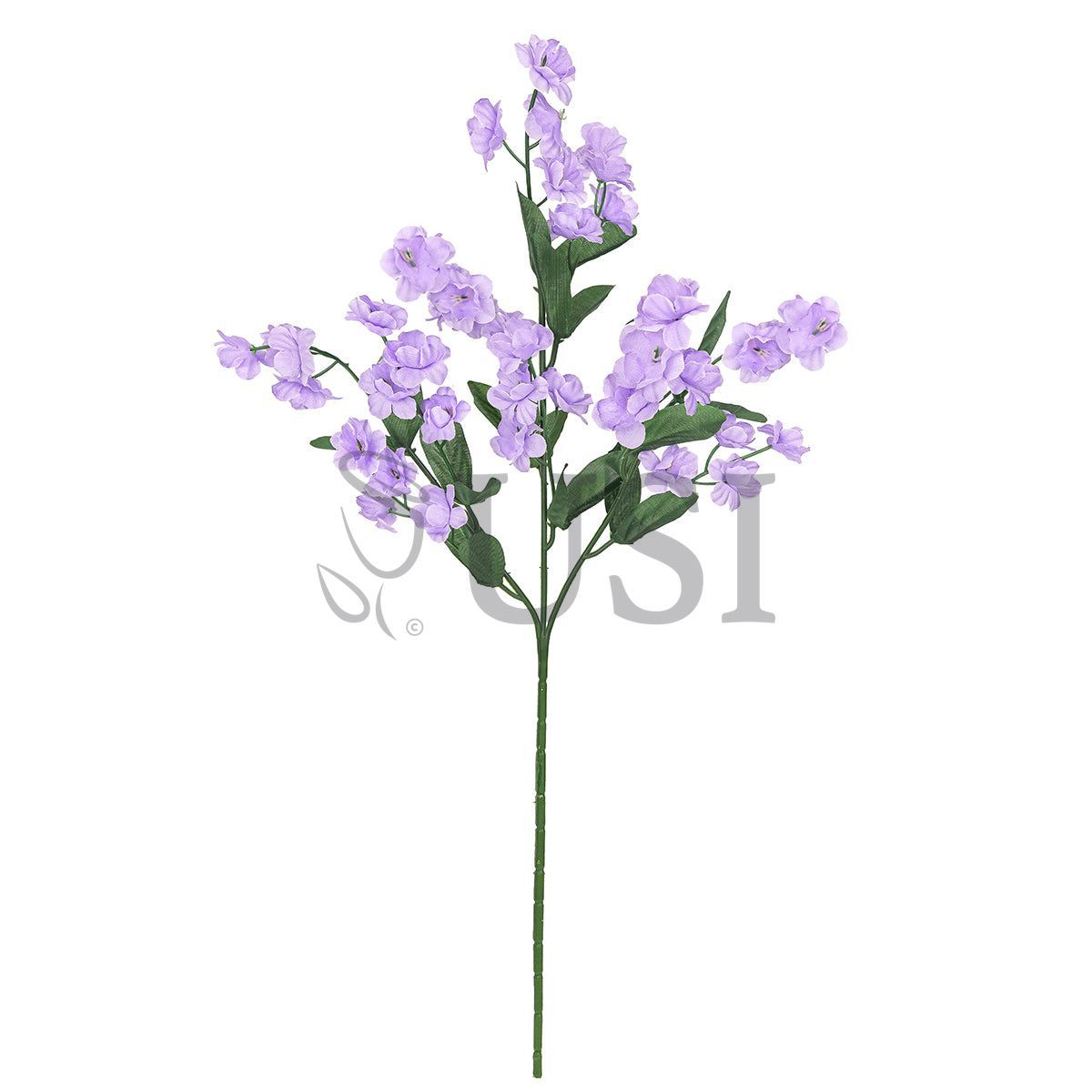 Standard Double Ruffle Baby's Breath Gypsophila Flower Spray, 18in, Lavender