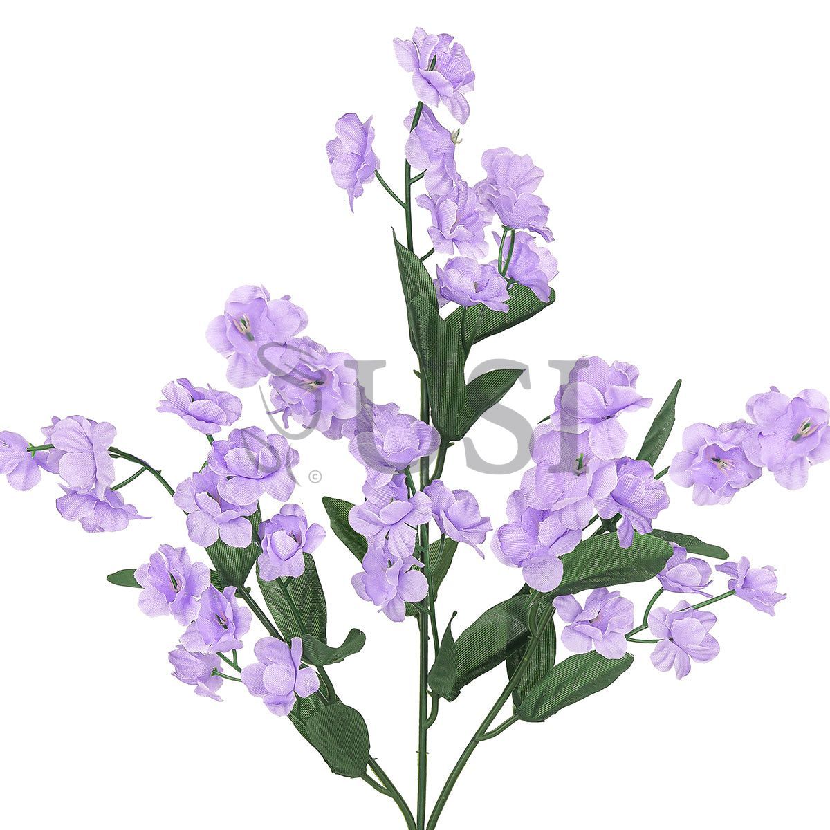 Standard Double Ruffle Baby's Breath Gypsophila Flower Spray, 18in, Lavender