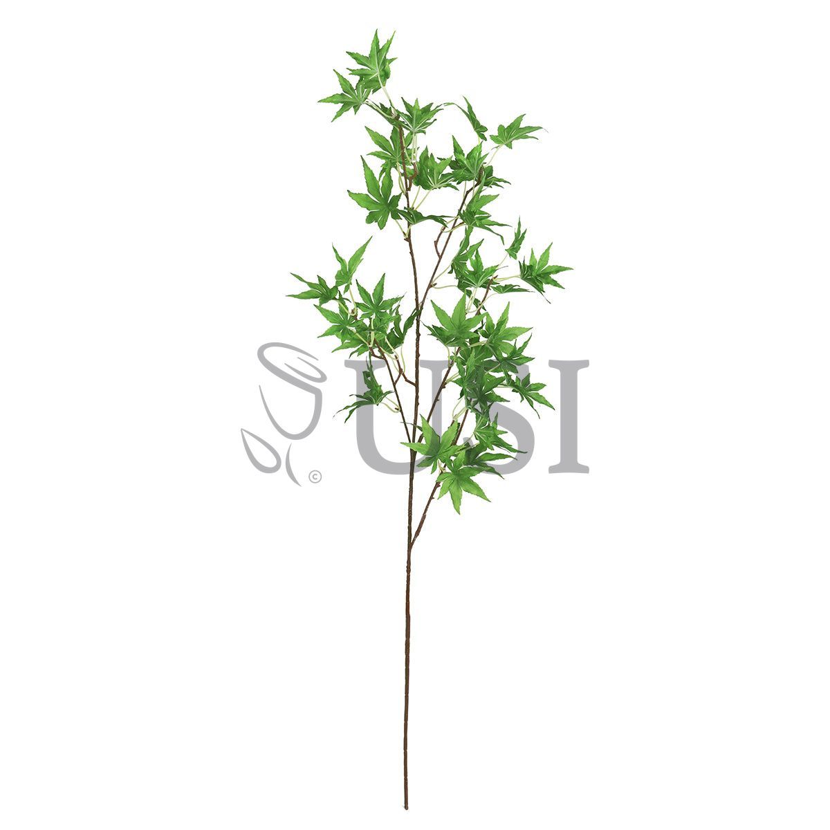 Japanese Maple Leaf Greenery Spray, 40in, Green