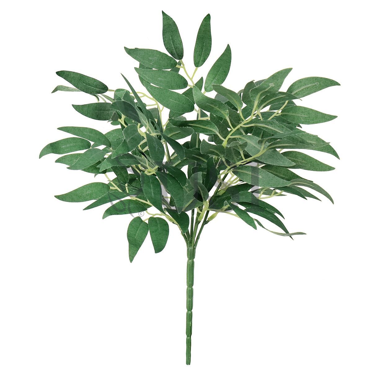Willow Leaf Greenery Bush, 14in, Green