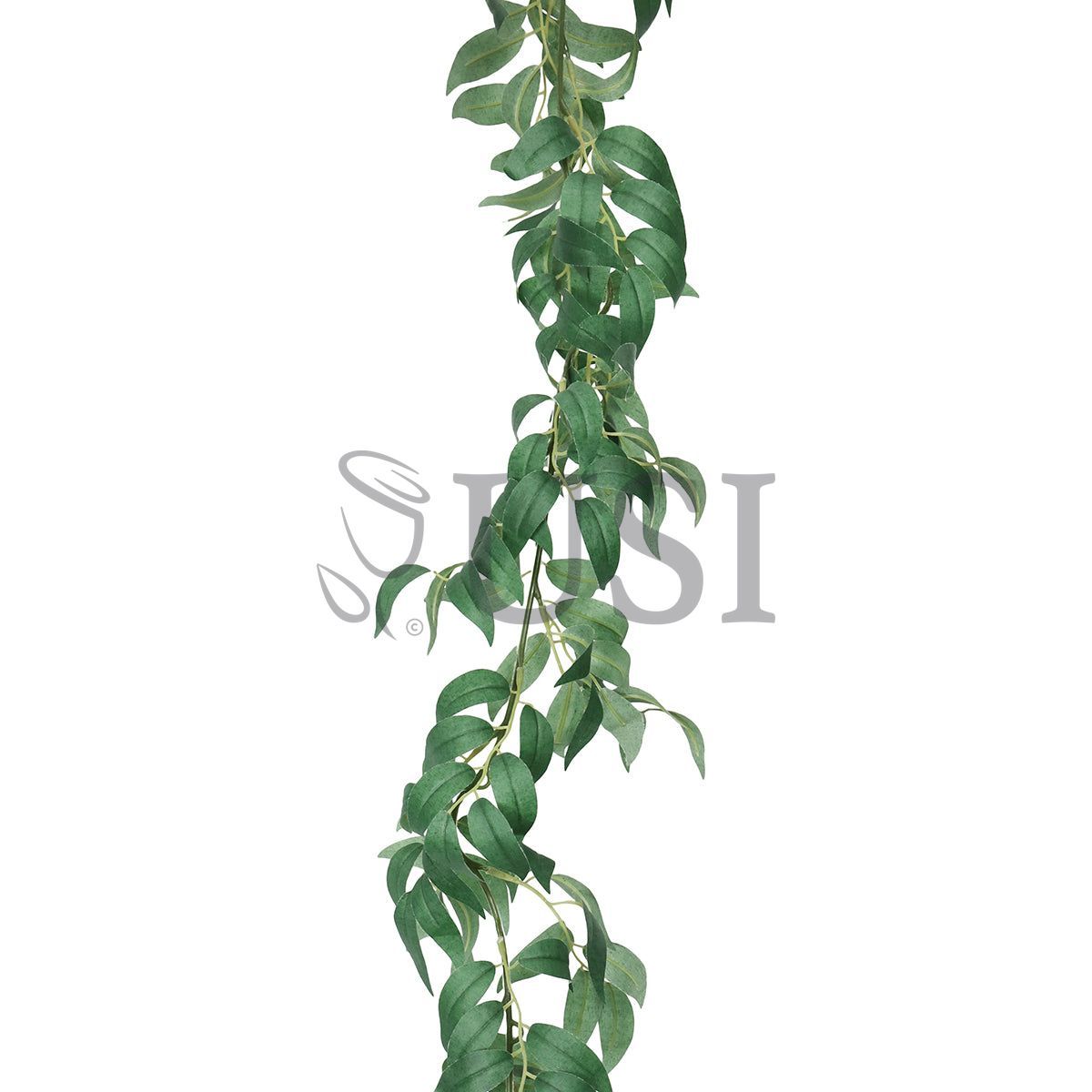 Willow Leaf Greenery Garland, 6ft, Green