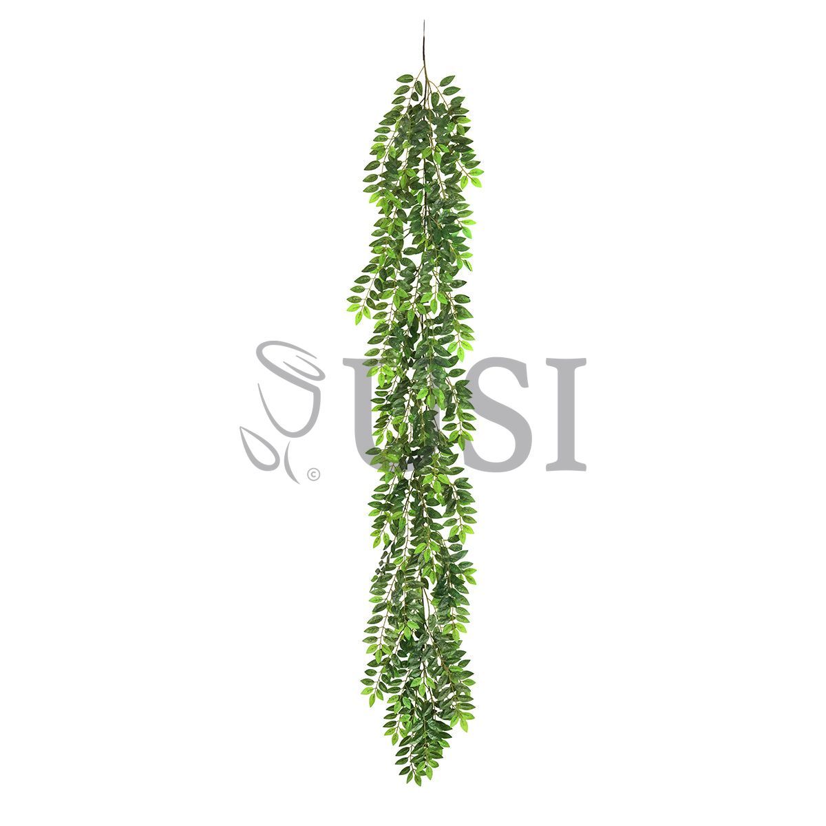 Wisteria Leaf Greenery Garland Real Touch, 6.5ft, Green