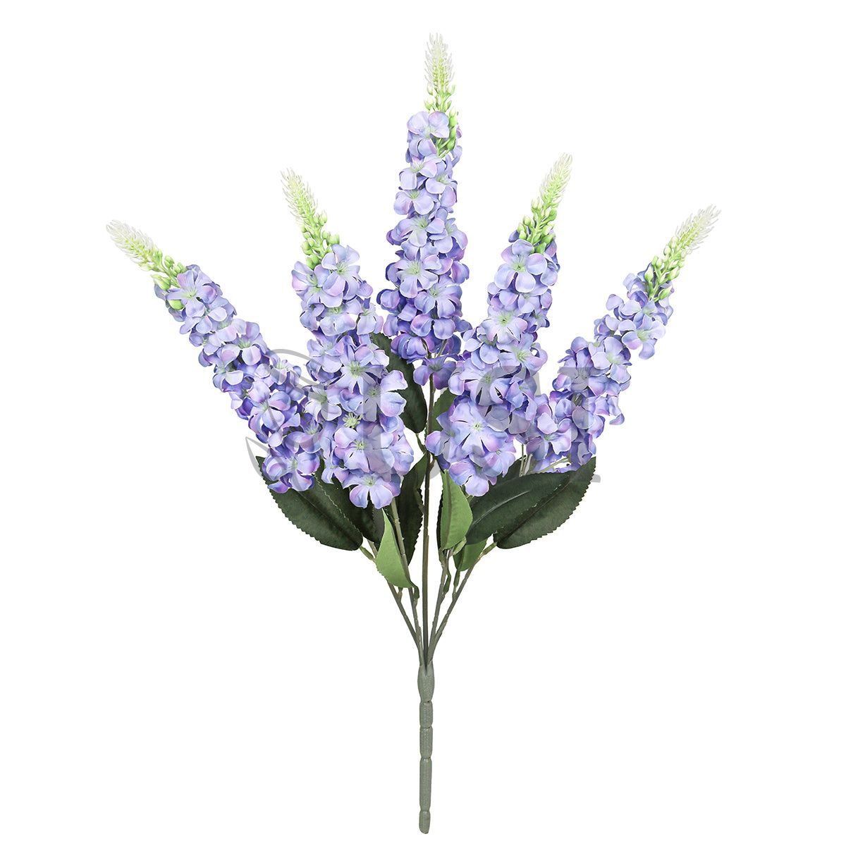 Larkspur Flower Bush x5, 23in, Periwinkle