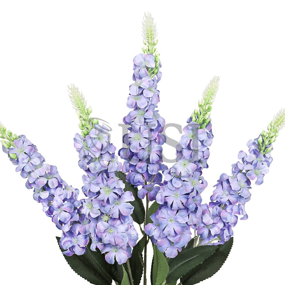 Larkspur Flower Bush x5, 23in, Periwinkle