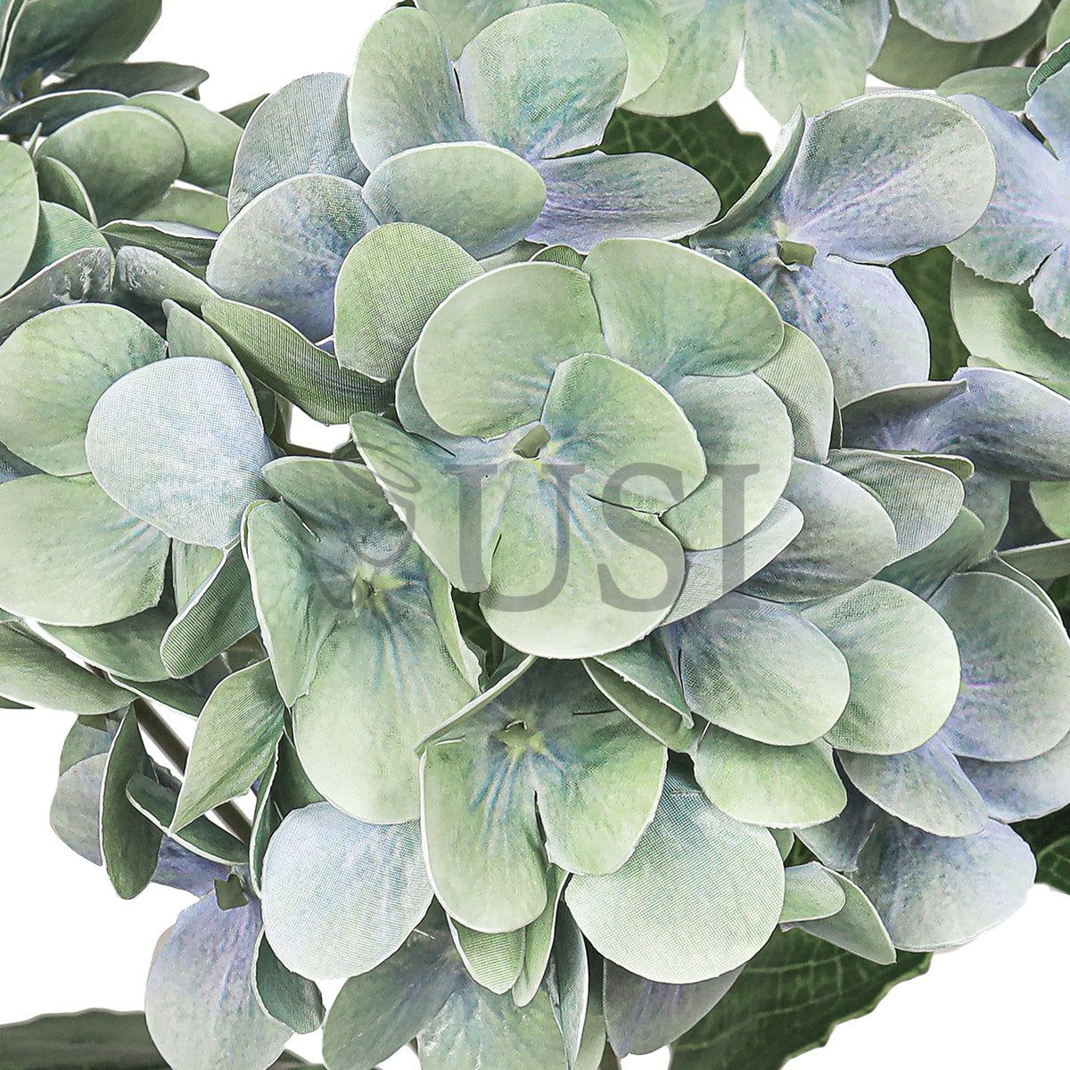 Hydrangea Flower Bush Natural Touch x5, 18in, Mint Blue