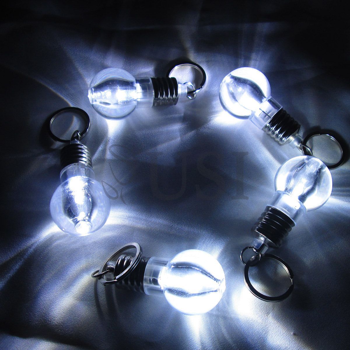LED Bulb Lantern Pack of 12, White