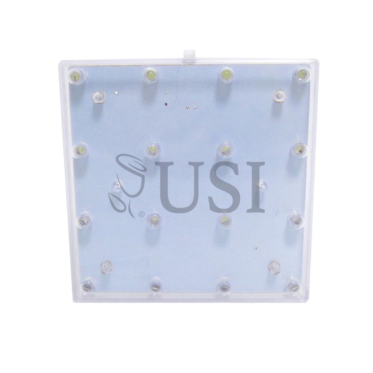 Square LED Base Light, 5in, White