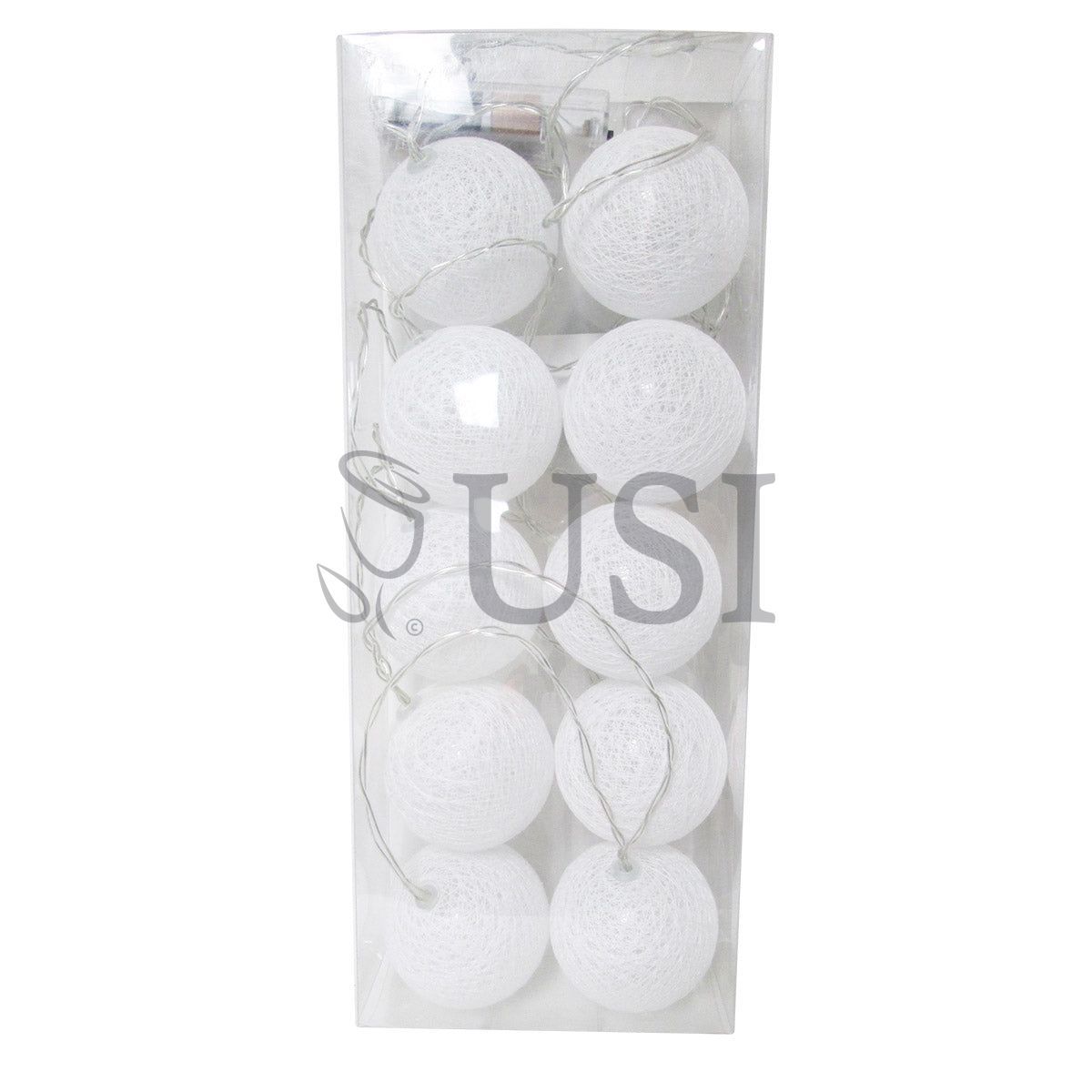 Globe String Lights, 7ft, White